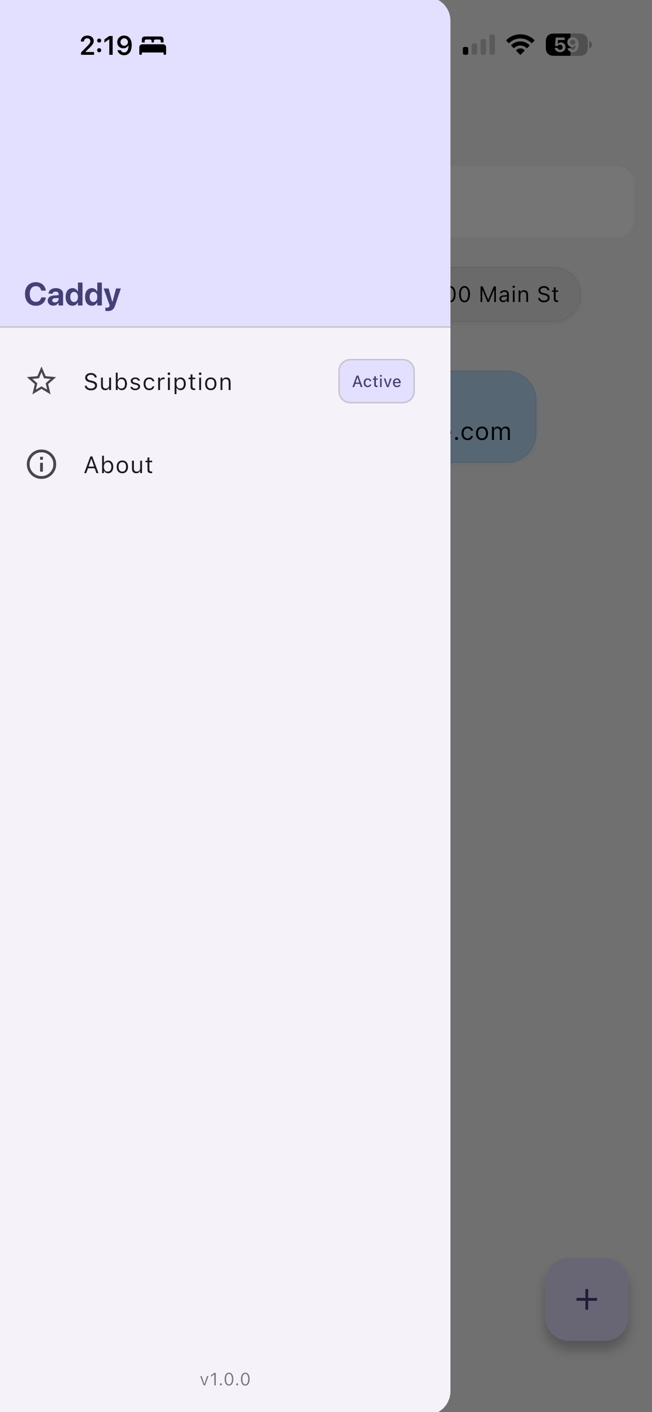 Caddy — search and filter snippets