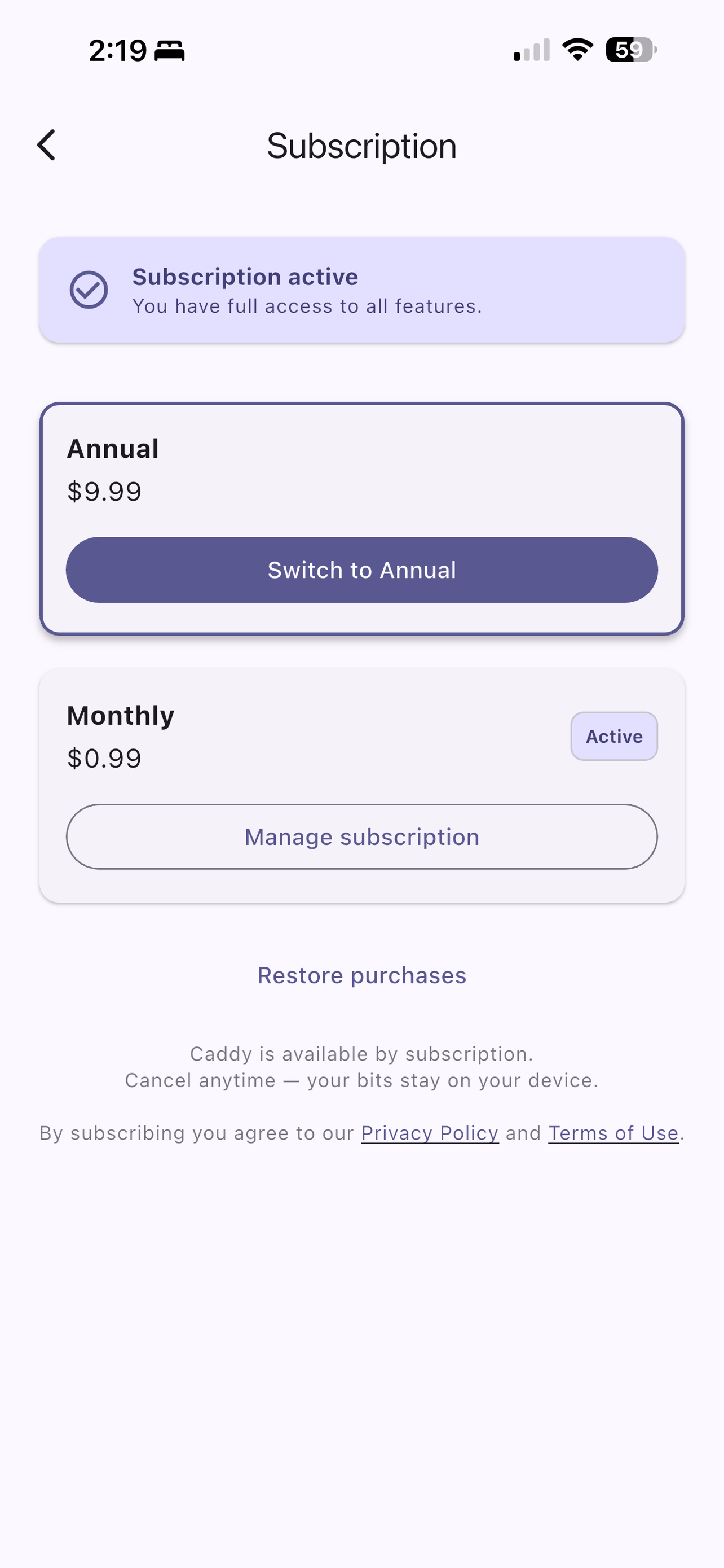 Caddy — label and color-code snippets